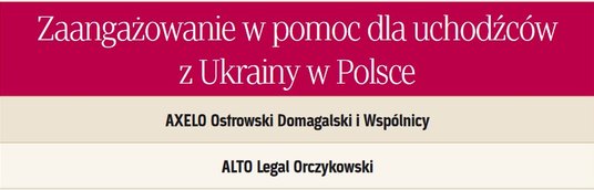 Zaangażowanie w pomoc dla uchodźców z Ukrainy w Polsce