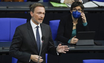 Niemiecki minister finansów Christian Lindner.