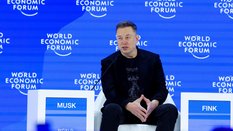 Elon Musk podczas swojego pierwszego wystąpienia na Światowym Forum Ekonomicznym w Davos