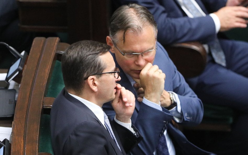 Mateusz Morawiecki i Arkadiusz Mularczyk