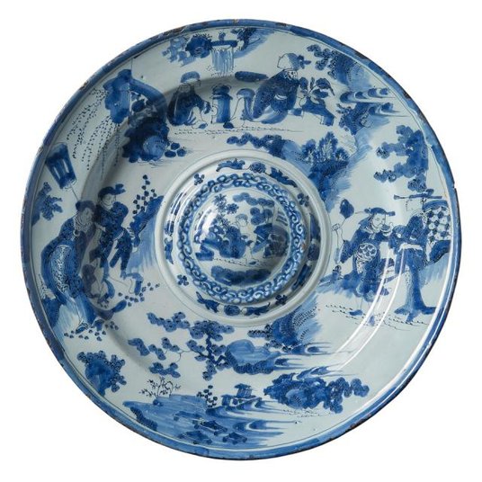 Talerz z XVII wieku z kolekcji prof. Wojciecha Kowalskiego.