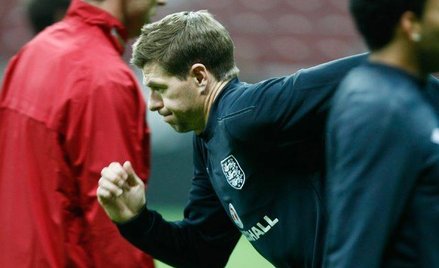 Steven Gerrard może dziś rozegrać setny mecz w drużynie Anglii