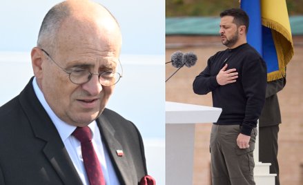 Zbigniew Rau i Wołodymyr Zełenski