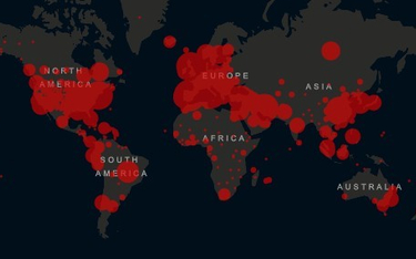 Już 1,2 mln zarażonych, 66 tys. ofiar. Zobacz postępy koronawirusa na mapie