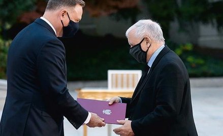 Prezes PiS Jarosław Kaczyński odebrał nominację na wicepremiera