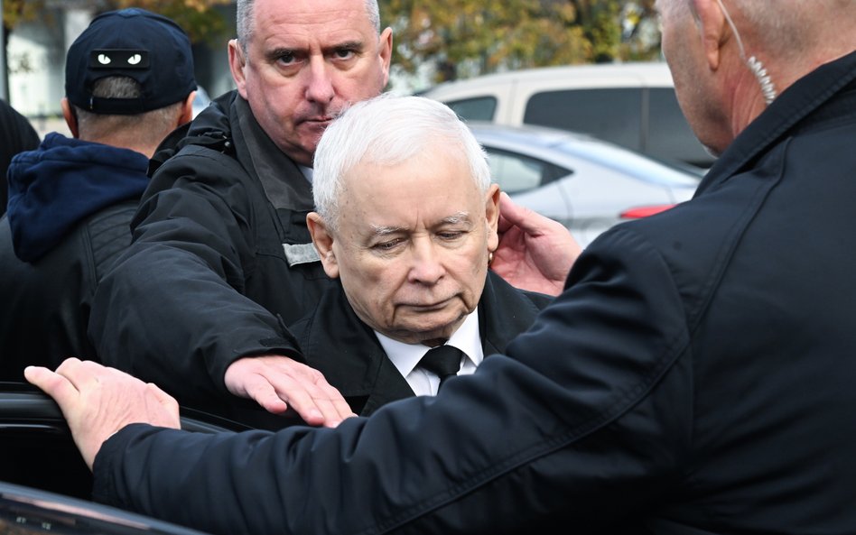 Prezes PiS Jarosław Kaczyński