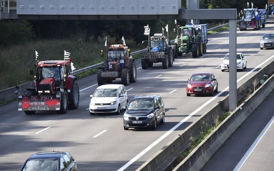 Rolnicy zablokowali Paryż