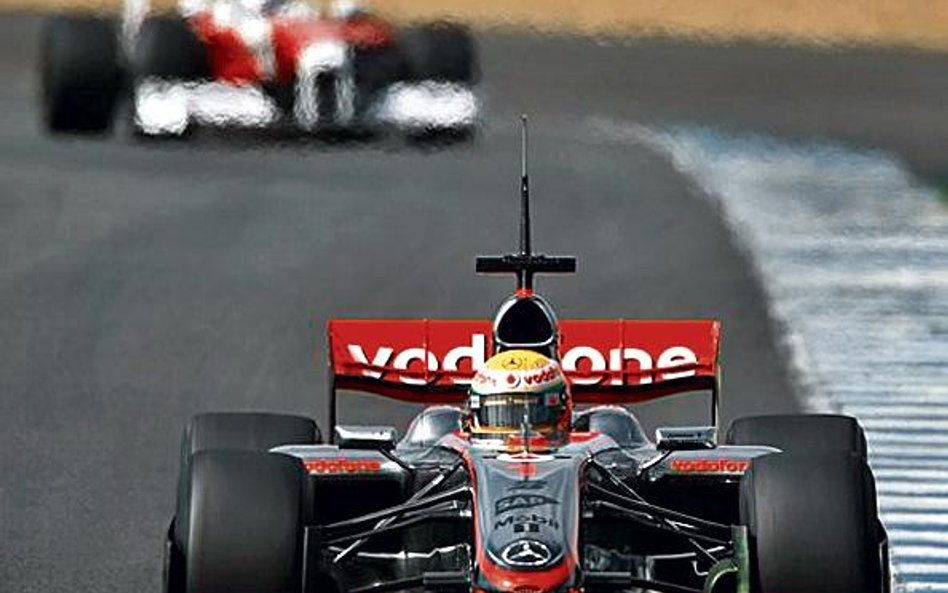 Lewis Hamilton podczas testów w Jerez wypadł wczoraj z toru