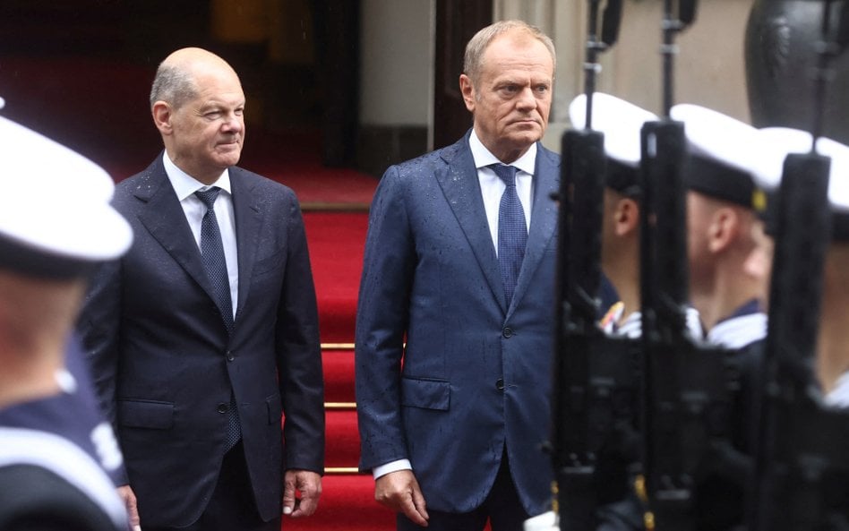 Olaf Scholz i Donald Tusk