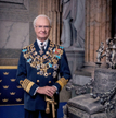 Oficjalny portret jubileuszowy króla Karola XVI Gustawa ze strony internetowej szwedzkiego dworu