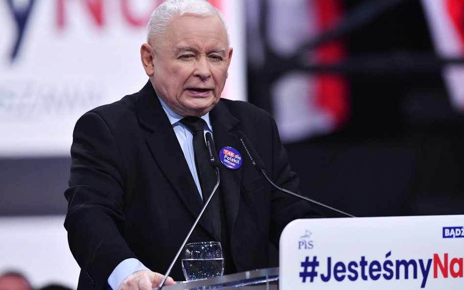 Prezes PiS Jarosław Kaczyński