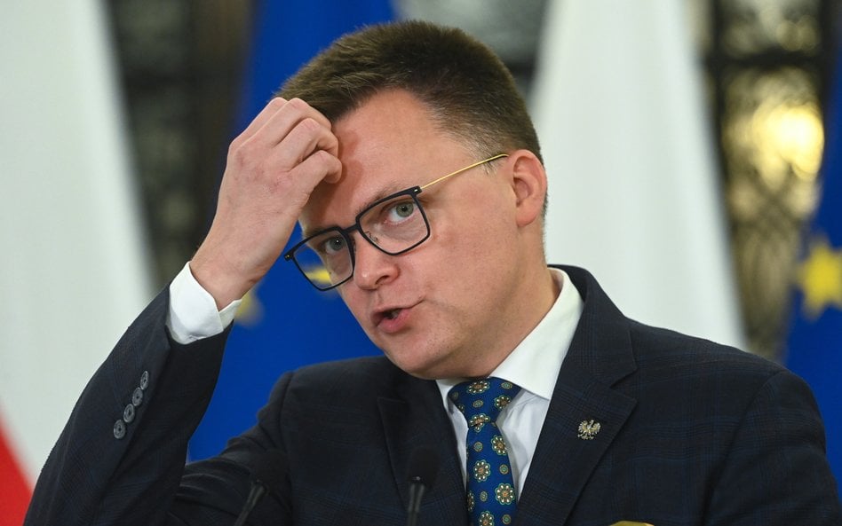Marszałek Sejmu Szymon Hołownia