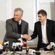 Aleksander Kwaśniewski i Janusz Palikot