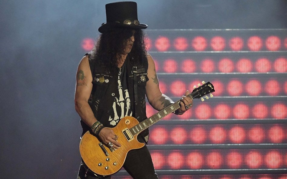 Slash docenił polskiego gitarzystę Marcina Patrzałka
