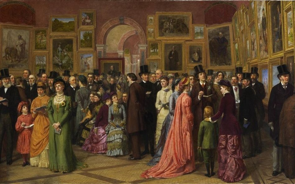 73 William Powell Frith “ A Private View at the Royal Academy, 1881, 1883