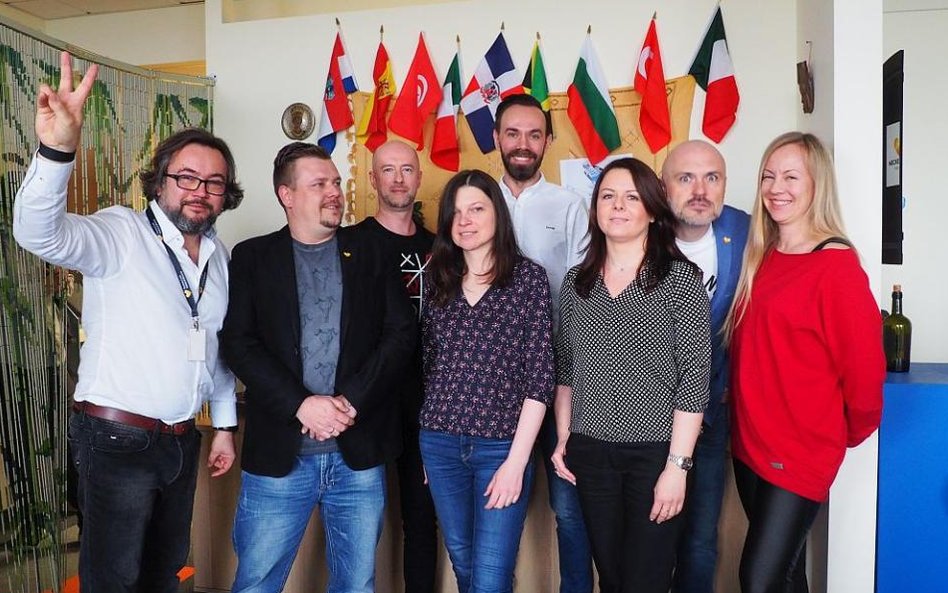 Dział produktu wyjątkowo w komplecie. Zwykle jego członkowie są w rozjazdach