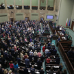 Warszawa, 18.10.2024. Posłowie na sali plenarnej Sejmu w Warszawie.