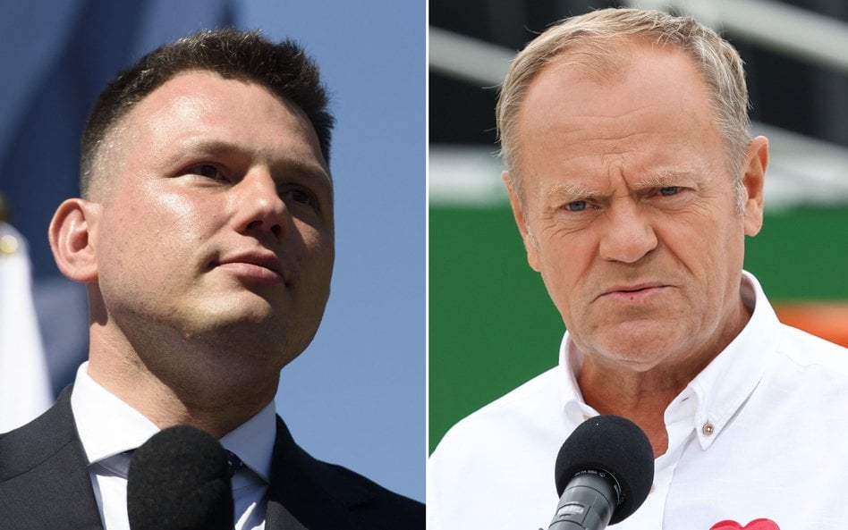 Sławomir Mentzen i Donald Tusk