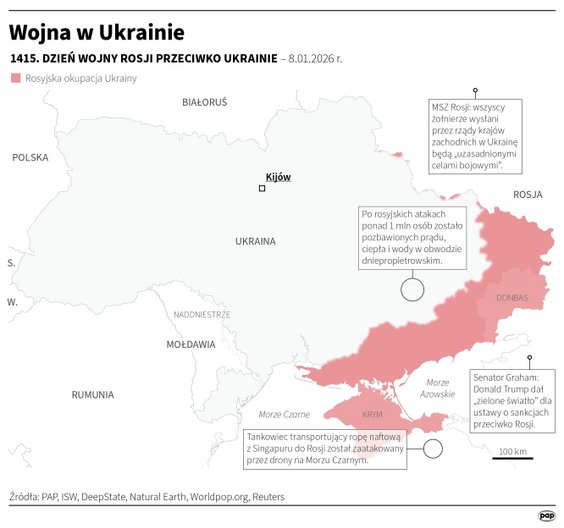 Tak wyglądała sytuacja na froncie w 1415 dniu wojny