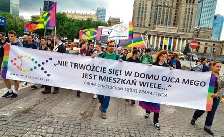 W ubiegłorocznej Paradzie Równości w Warszawie wzięli również udział chrześcijanie z grupy LGBTQ.