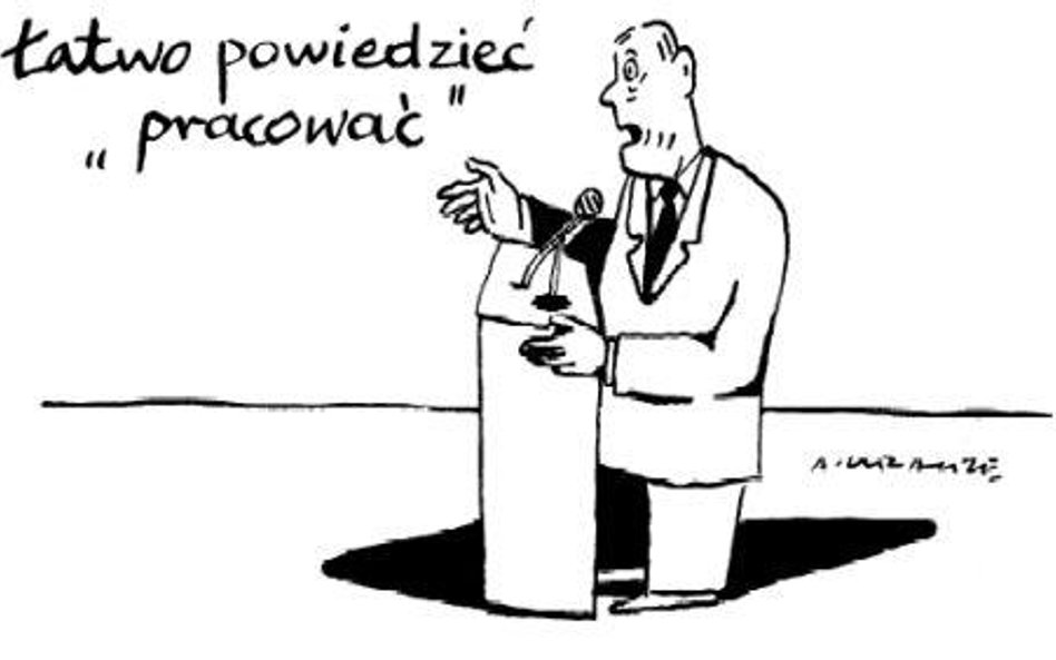 Komentarz rysunkowy. Łatwo powiedzieć