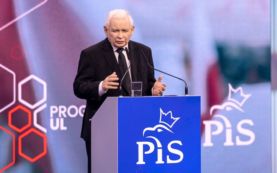 Prezes PiS Jarosław Kaczyński