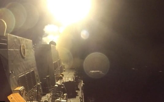 Kadr z nagrania umieszczonego w serwisie X przez CENTCOM