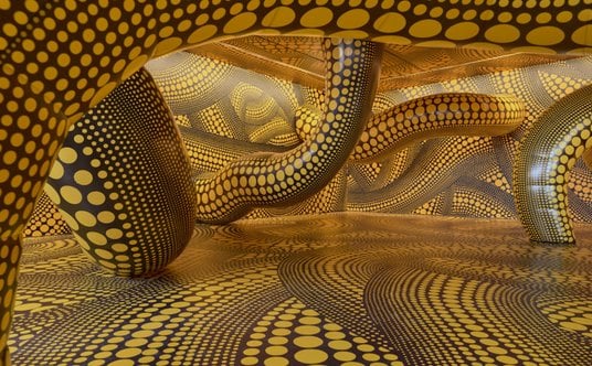 Yayoi Kusama, Infinity Mirrored Room: 'The Hope of the Polka Dots Buried in Infinity Will Eternally 