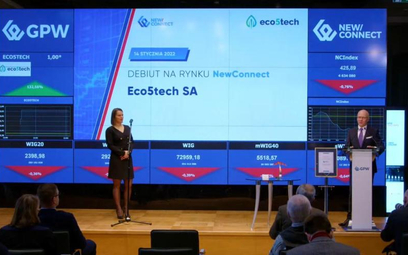 Eco5tech już na małej giełdzie. Kurs w górę