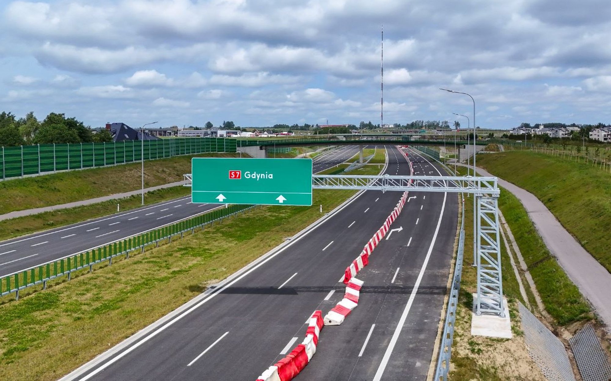 Protest ciężarówek na obwodnicy Trójmiasta