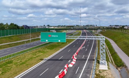 Protest ciężarówek na obwodnicy Trójmiasta