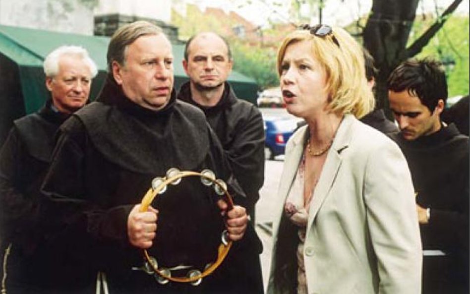 Małgorzata Zajączkowska z Jerzym Stuhrem w Pogodzie na jutro