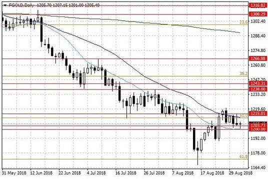 Notowania zlota – dane dzienne