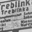 Tabliczka przy wjeździe do wsi Treblinka (w języku polskim i niemieckim)