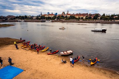 Na nadwiślańskich plażach mieszkańcy mogą liczyć m.in. na bezpłatne leżaki czy sprzęt sportowy