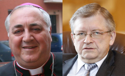 Nuncjusz apostolski w Polsce abp. Salvatore Pennacchio i ambasador Federacji Rosyjskiej Siergiej And