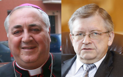 Nuncjusz apostolski w Polsce abp. Salvatore Pennacchio i ambasador Federacji Rosyjskiej Siergiej And