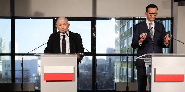 Sondaż: Polacy ocenili warunki współpracy PiS z Konfederacją. Chodzi o odejście Kaczyńskiego i Morawieckiego
