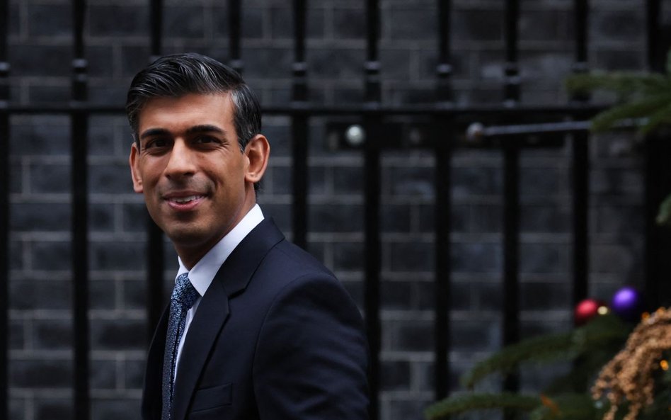 Premier Wielkiej Brytanii Rishi Sunak