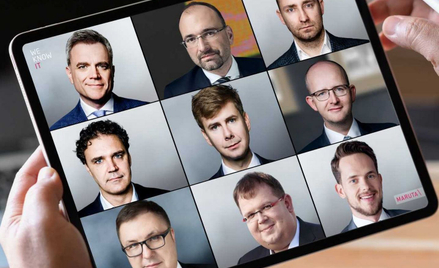 Partnerzy w Kancelarii Maruta Wachta. Od góry od lewej: Marcin Maruta, Bartłomiej Wachta, Damian Gud