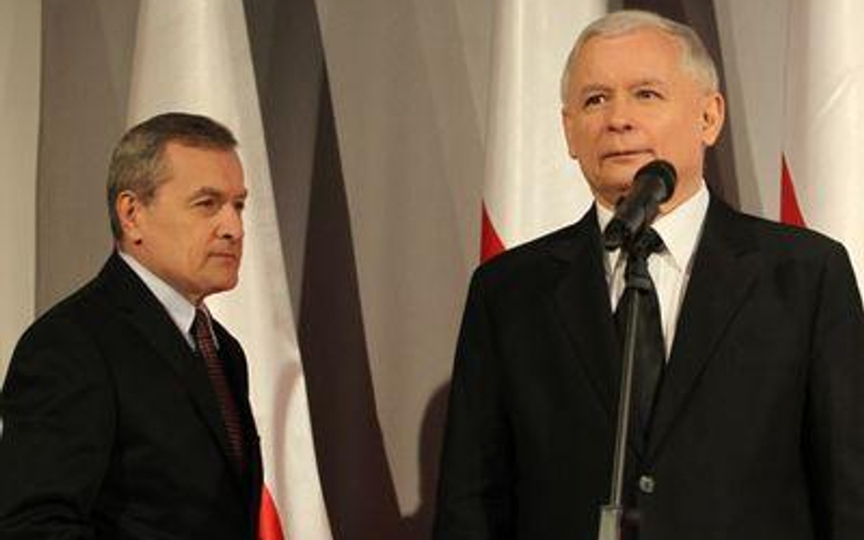 Piotr Gliński i Jarosław Kaczyński