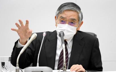 Prezes Banku Japonii Haruhiko Kuroda
