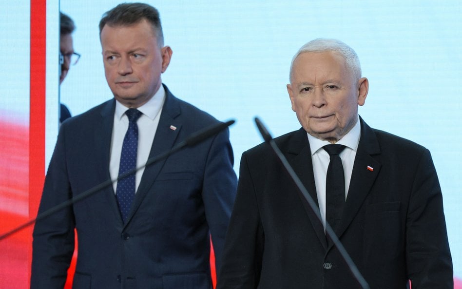 Mariusz Błaszczak i Jarosław Kaczyński