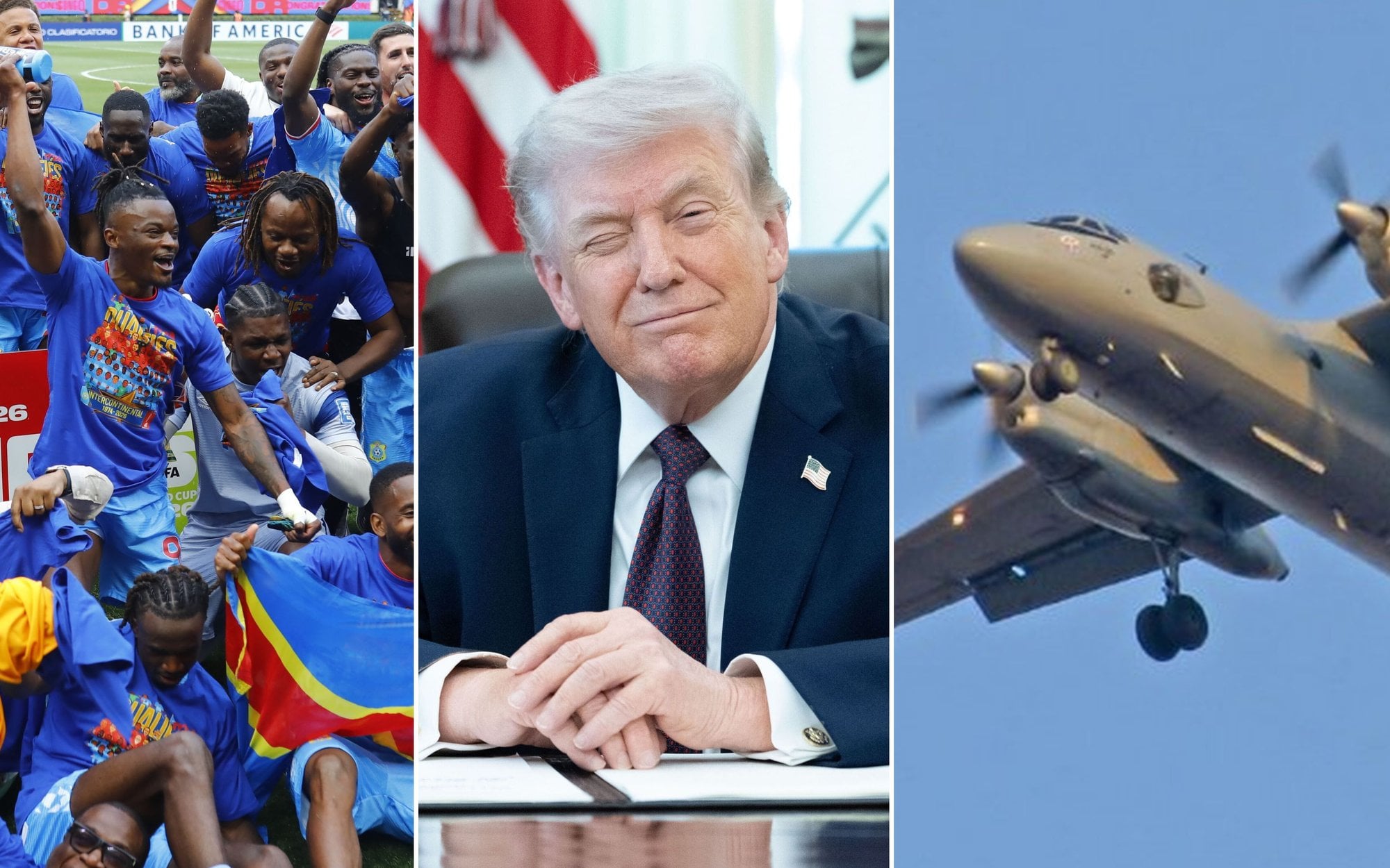 Donald Trump wygłosi orędzie w sprawie Iranu, na Krymie rozbił się rosyjski samolot