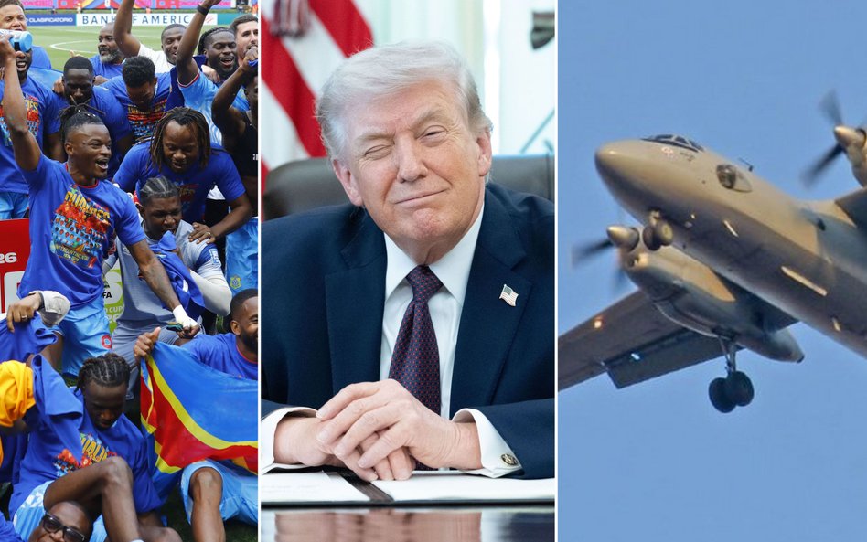 Piłkarze z DR Konga cieszą się z awansu na mundial; Donald Trump ma wygłosić orędzie ws. Iranu; na K