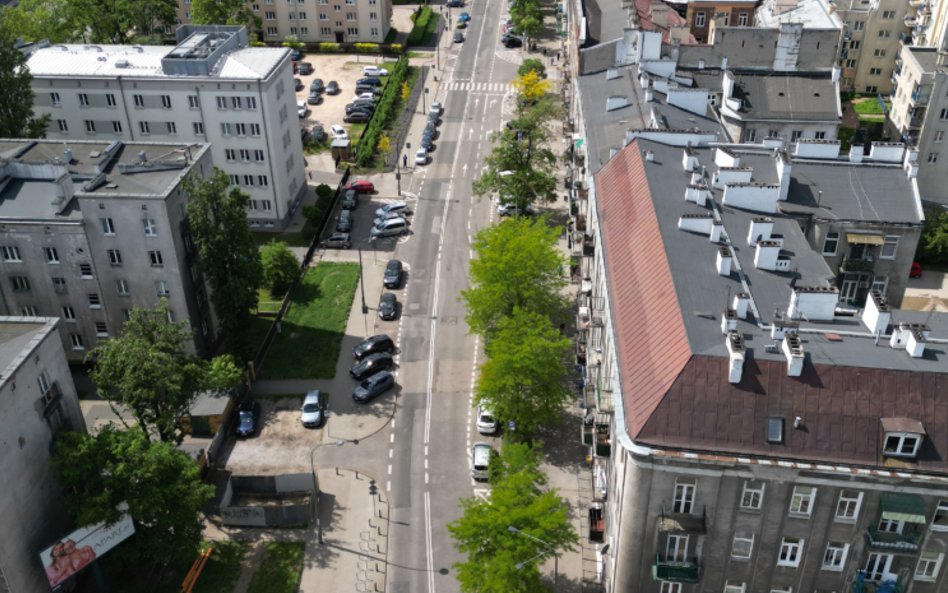 Ulica Wileńska widok ogólny