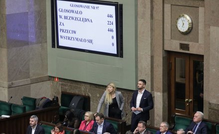 Wynik głosowania za powołaniem komisji śledczej ws. wyborów kopertowych