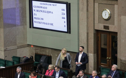 Wynik głosowania za powołaniem komisji śledczej ws. wyborów kopertowych