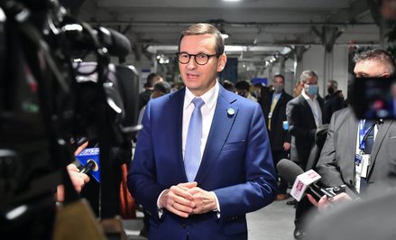 Premier Mateusz Morawiecki na szczycie klimatycznym COP26 w Glasgow