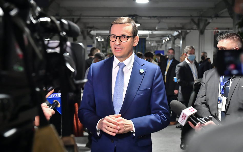 Premier Mateusz Morawiecki na szczycie klimatycznym COP26 w Glasgow